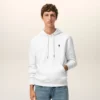 Vit Ami de Coeur Hoodie i bomull Vit Ami de Coeur Hoodie i bomull
