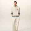 Vit Ami de Coeur Hoodie i bomull Vit Ami de Coeur Hoodie i bomull