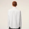 Vit Ami de Coeur-skjorta i bomulls-Oxford Vit Ami de Coeur-skjorta i bomulls-Oxford