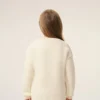 Vit Ami de Coeur Sweater i ull med rund hals Vit Ami de Coeur Sweater i ull med rund hals