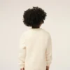 Vit Ami de Coeur Sweater i ull med rund hals Vit Ami de Coeur Sweater i ull med rund hals