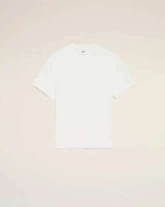 Vit Ami de Coeur T-Shirt i ekologisk bomull