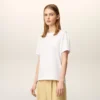 Vit Ami de Coeur T-Shirt i ekologisk bomull Vit Ami de Coeur T-Shirt i ekologisk bomull