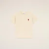 Vit bomulls-Ami de Coeur T-Shirt Vit bomulls-Ami de Coeur T-Shirt