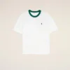 Vit bomulls-Ami de Coeur T-Shirt Vit bomulls-Ami de Coeur T-Shirt