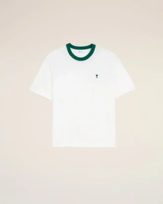 Vit bomulls-Ami de Coeur T-Shirt