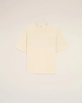 Vit bomulls-Ami de Coeur T-Shirt