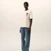 Vit bomulls-Ami de Coeur T-Shirt