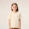Vit bomulls-Ami de Coeur T-Shirt Vit bomulls-Ami de Coeur T-Shirt