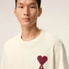 Vit bomulls-Ami de Coeur T-Shirt