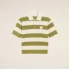 Vit bomullspolo med korta ärmar från Ami de Coeur Polo Vit bomullspolo med korta ärmar från Ami de Coeur Polo