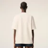 Vit bomullst-shirt med Ami de Coeur-prägling Vit bomullst-shirt med Ami de Coeur-prägling