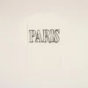 Vit bomullst-shirt med Ami Paris-tryck Vit bomullst-shirt med Ami Paris-tryck