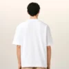 Vit bomullst-shirt med ”Je T’aime”-tryck