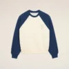 Vit och blå bomullssweatshirt från Ami de Coeur Vit och blå bomullssweatshirt från Ami de Coeur