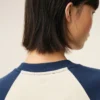 Vit och blå bomullssweatshirt från Ami de Coeur Vit och blå bomullssweatshirt från Ami de Coeur