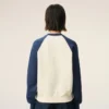 Vit och blå bomullssweatshirt från Ami de Coeur Vit och blå bomullssweatshirt från Ami de Coeur