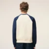 Vit och blå bomullssweatshirt från Ami de Coeur Vit och blå bomullssweatshirt från Ami de Coeur