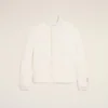 Vit vadderad jacka i nylon Vit vadderad jacka i nylon
