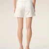 Vita bomullsshorts med Ami Paris Heritage-etikett Vita bomullsshorts med Ami Paris Heritage-etikett
