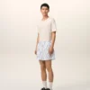 Vita bomullsshorts med resår